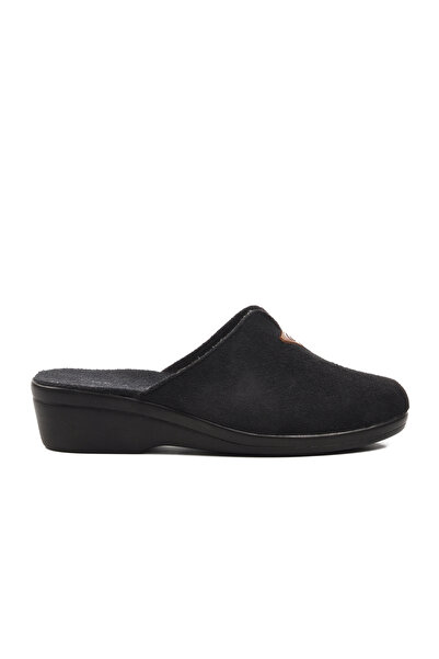 Muya 33920 Jessie Black Closed Front Women's Home Slippers