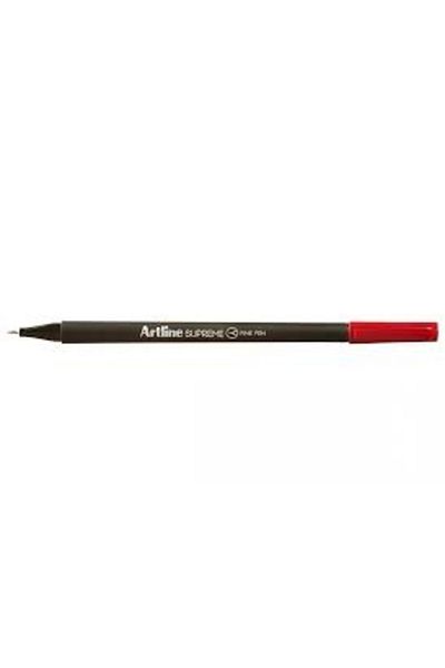 artline قلم سوبريم رفيع لباد 0.4 ملم أحمر