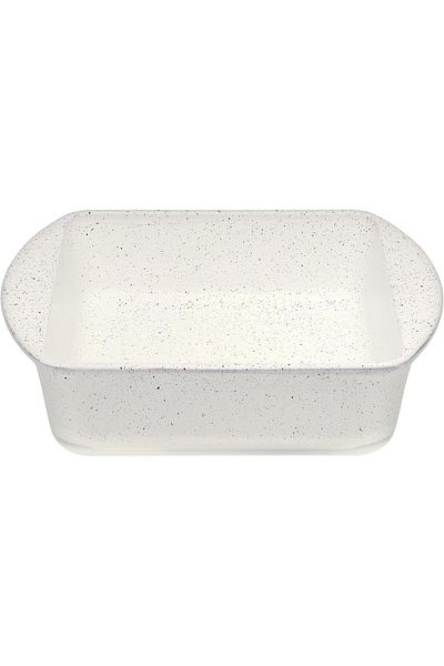 STOREMAX Ntwork Non-Stick Square Baking Tray, 1000 Cc, White Art 1087243