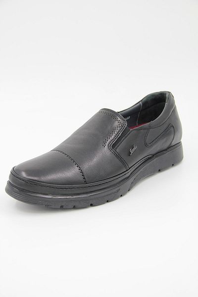 Forelli 40145 Pantofi confort pentru bărbați - negri