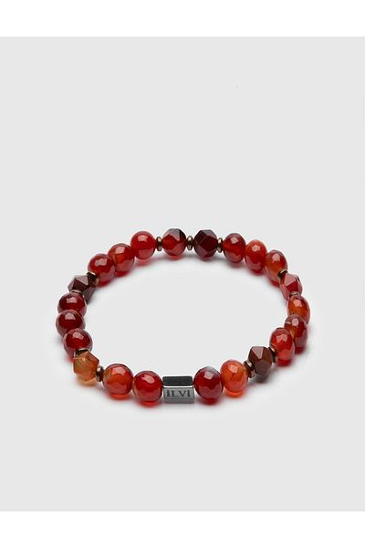 İLVİ Men's Bracelet - Mongar Tile Agate Stone