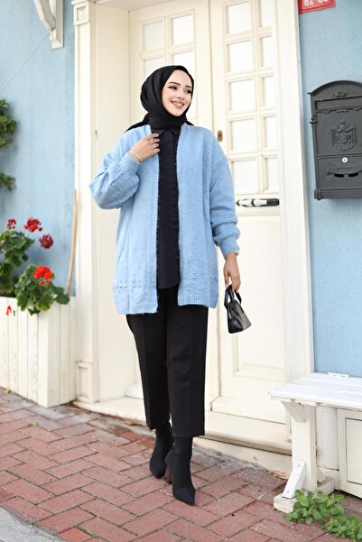 HARMAN BUTİK KADIN BALON KOL TRİKO HIRKA