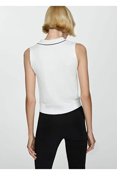 MANGO Woman Polo Neck Knitwear Blouse