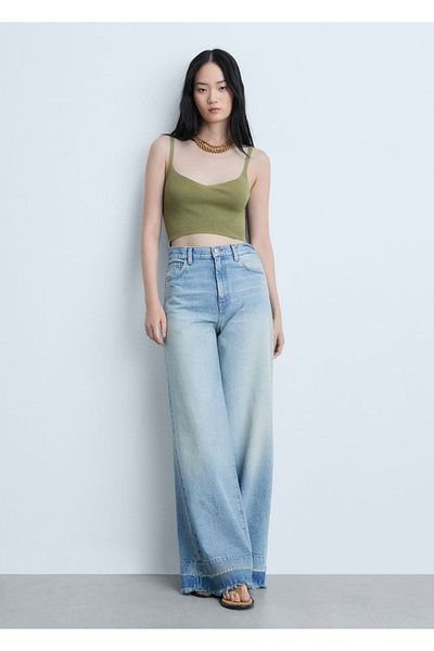 MANGO Woman Knitwear cropped blouse