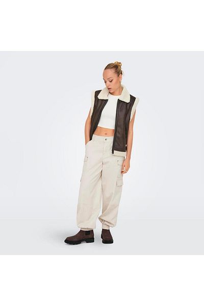 Jack & Jones Vestă pentru femei ONLBETTY - 15322433   WAISTCOAT BONDED CC OTW