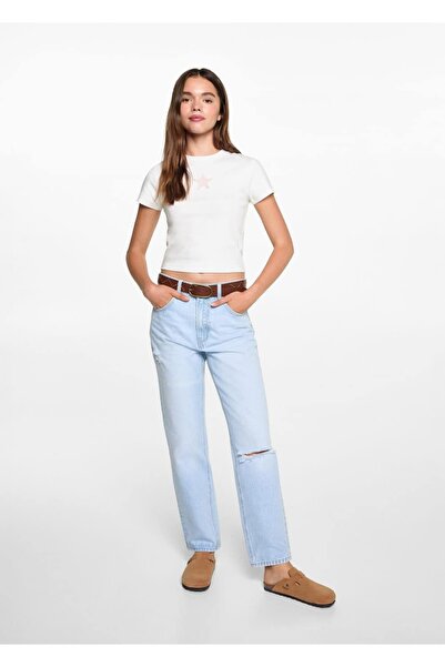 Mango Teen Tricou cu imprimeu stea