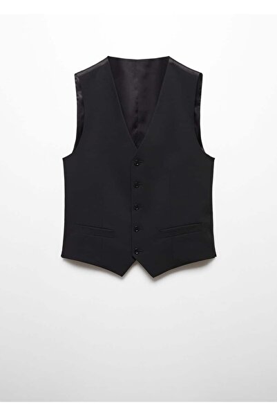 MANGO Man Süper slim fit streç kumaşlı yelek