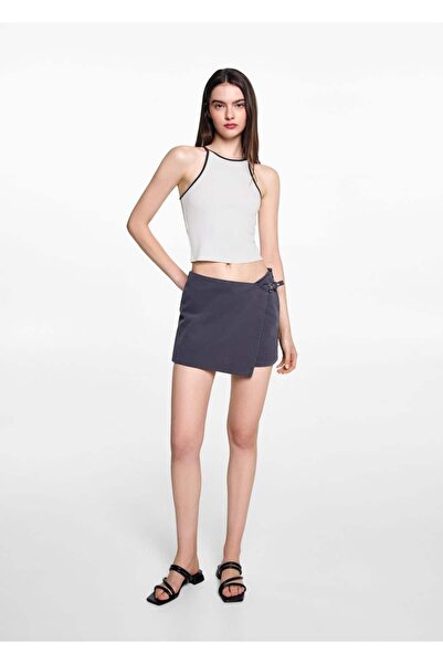 Mango Teen Tricou cu bretele din bumbac