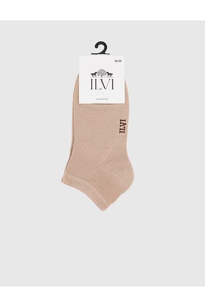 İLVİ Leuven Beige Women's Booties Socks