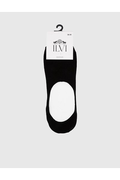 İLVİ Black Liege Women's Ballerina Socks