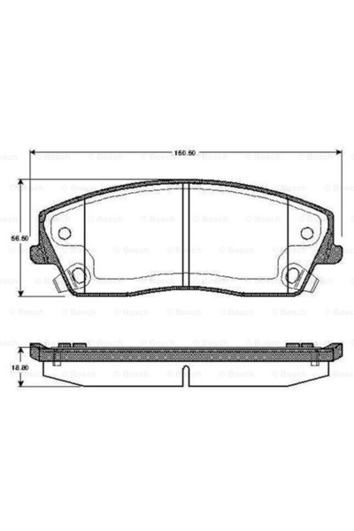 Bosch Disk Balata Chrysler 300 C Ön -