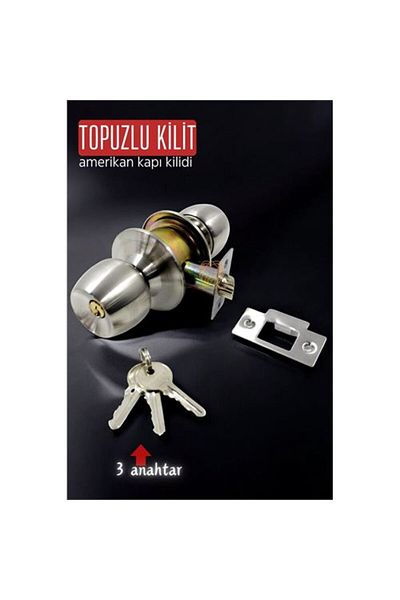 Ladesmedya Modacar Knob Lock American Door Lock Button Set
