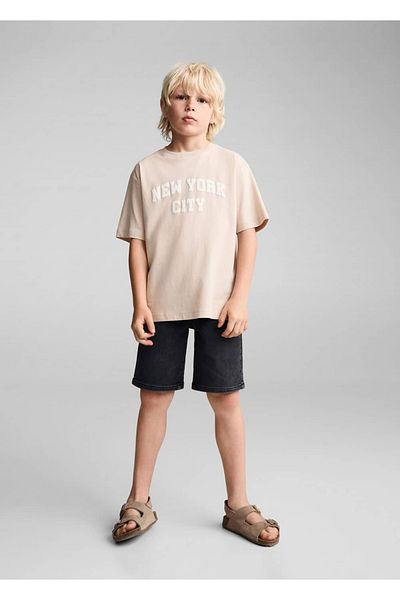 MANGO Kids Tricou din bumbac cu model