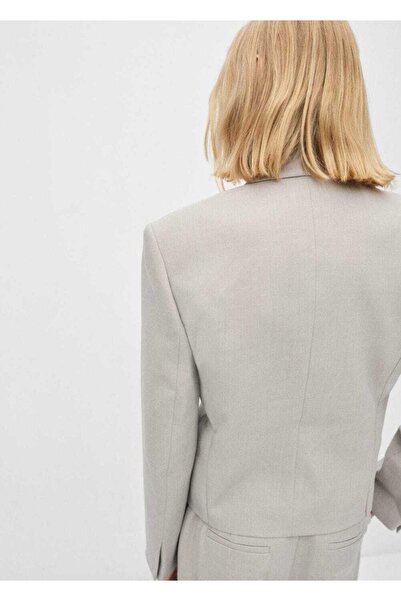 MANGO Woman Kruvaze blazer ceket