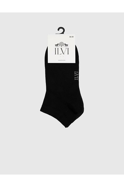İLVİ Leuven Black Women's Booties Socks