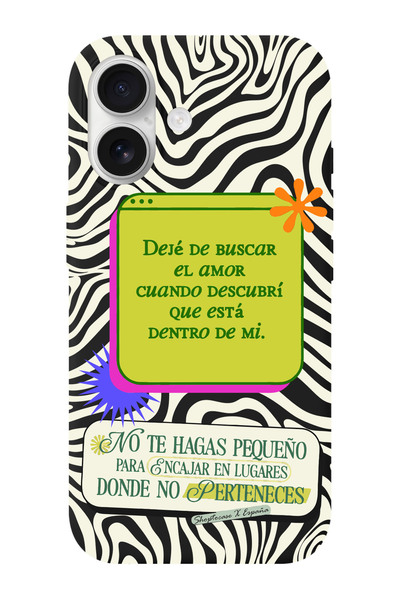 shoptocase iPhone 16 Uyumlu Amor Desenli İçi Süet Silikon Telefon Kılıfı