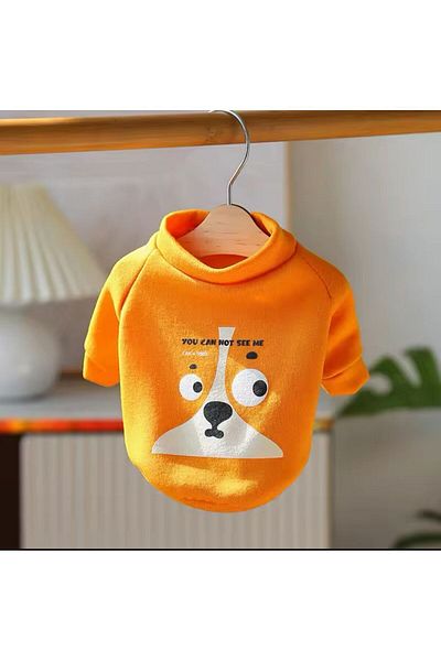 PetiliDünya Cute Character Dog Sweat Cat Sweat Cat,Dog T-Shirt