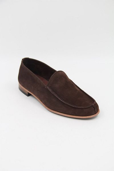JAMES FRANCO 15 01 80 M1450 Men's Classic Shoes - Brown Nubuck