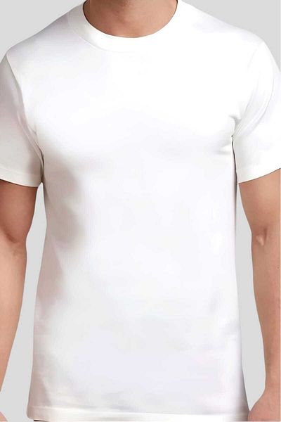 Uniquetrenders Men's Crew Neck Cotton 6-Piece Undershirt