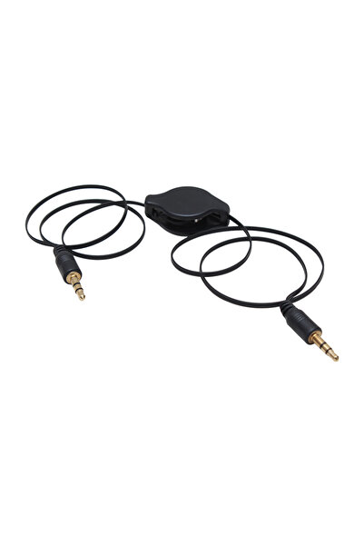 nelerbulurum Yüksek kaliteli makaralı 70cm Aux Kablosu Telefon Hoparlör Araç ...