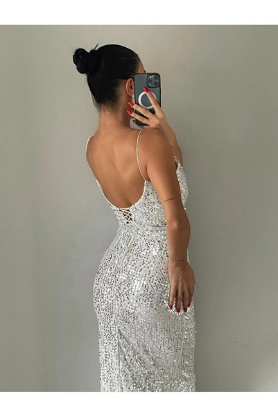 Bersi Butik Rochie Trend Velvet Fish