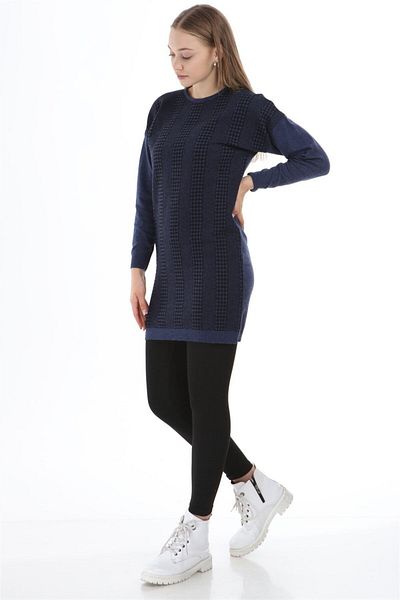 FTZ Γυναικείο τουνίκ με σχέδιο Indigo 21-1236