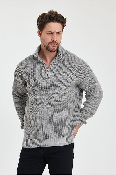 DOAYS Men's Oversize Half Zipper Knitwear Knitted Sweater Doays - 027