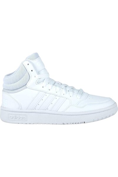 adidas Hoops 3.0 Mid W GW5457 Λευκό - FTWWHT/DSGHRY