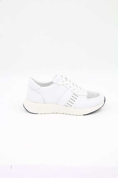 Freefoot 216072-1 حذاء رياضي جلد رجالي - أبيض