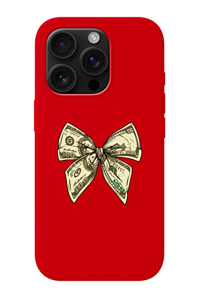 shoptocase iPhone 16 PRO MAX Uyumlu Kurdele Desenli İçi Süet Silikon Telefon ...