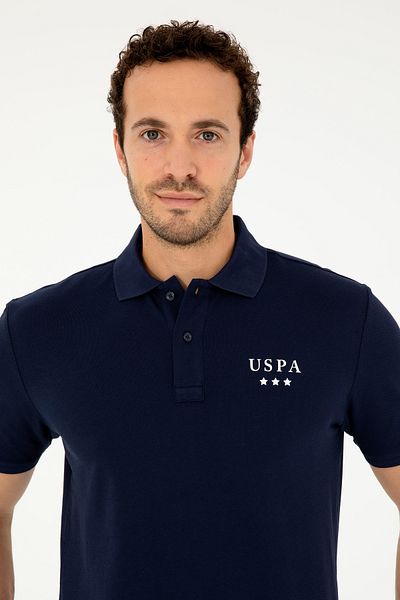 U.S. Polo Assn. Ανδρικό μπλουζάκι με κανονική εφαρμογή Polo Neck Navy Blue 50288504 -vr033
