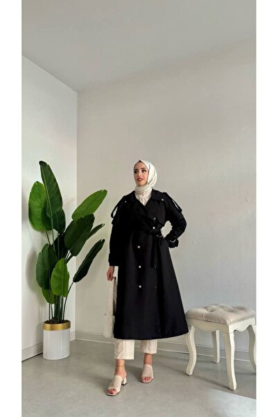 Butik Long Trencoat Women's Islamic Trencoat
