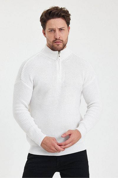 DOAYS Men's Oversize Half Zipper Knitwear Knitted Sweater Doays - 027
