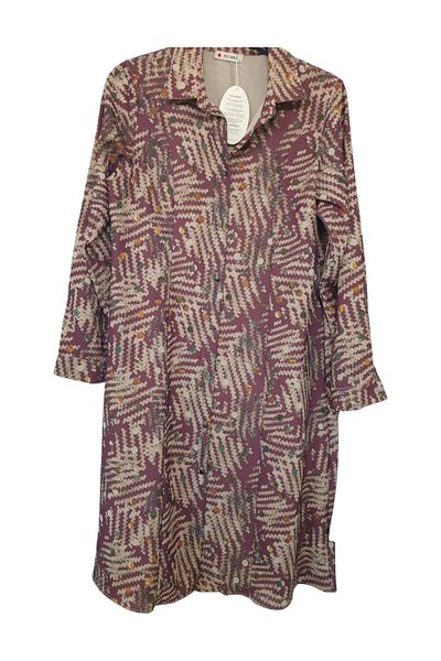 GGMM SET DE FERMĂTOR BINAR DE ȚESĂ CREPE DE IMPRIMARE DIGITALĂ DE MĂRI MARI