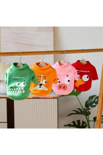 PetiliDünya Sevimli karakter köpek sweat kedi sweat kedi,köpek tshirt