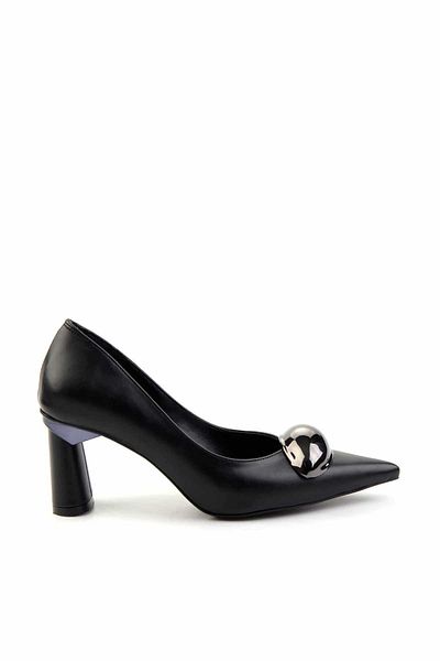Bambi Pantofi cu toc de damă negri clasici - K 01188053009