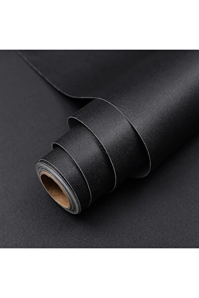 Rabadon ورق تغليف خزانة المطبخ والأثاث ذاتي اللصق باللون الأسود غير اللامع