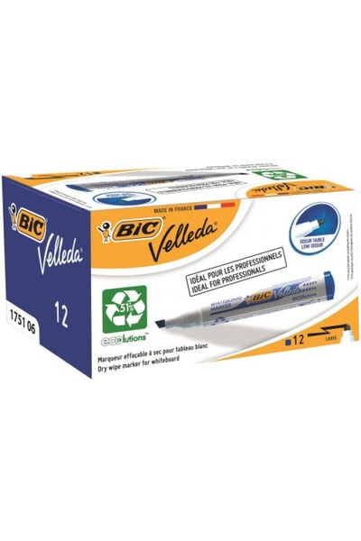 Bic Velleda 1701 Tahta Kalemi Mavi