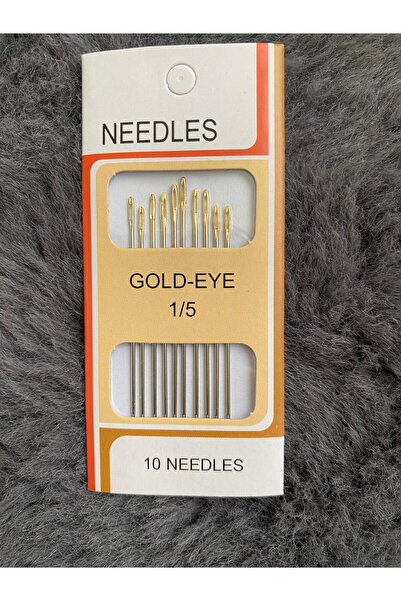 NEEDLES dikiş iğnesi 10'lu iri delikli