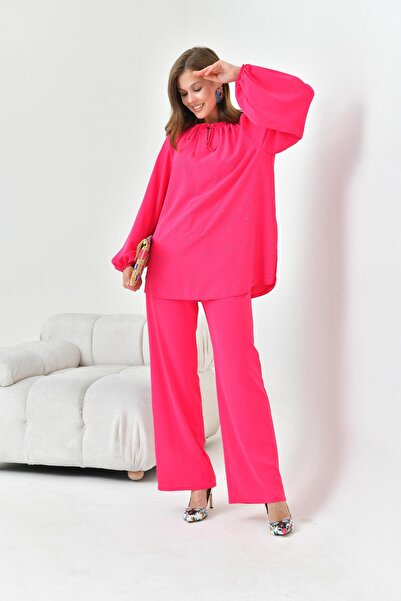 FTZ WOMEN Women's stone set fuchsia 30859