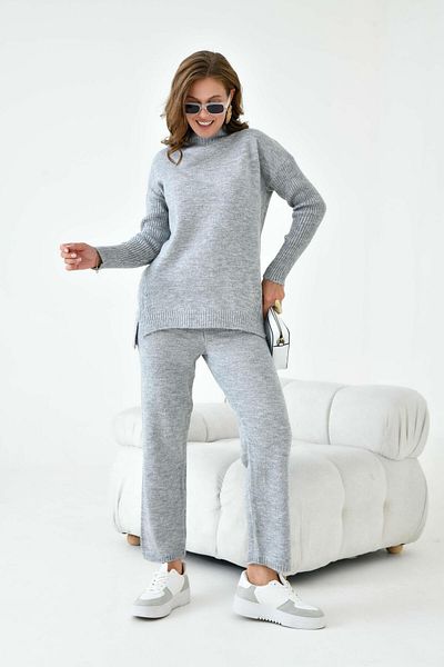 FTZ WOMEN Women's Hair Braided Double Suit Gray 20618