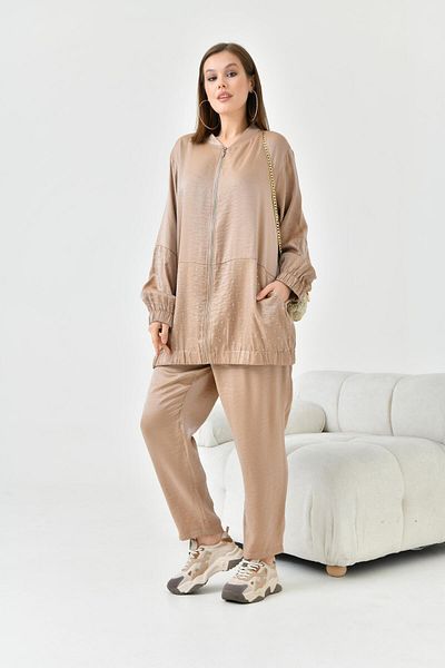 FTZ WOMEN طقم نسائي بتفاصيل حجر الجمل 30791