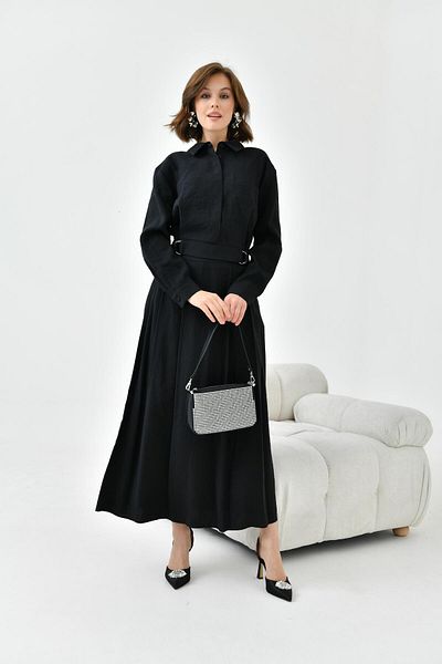 FTZ WOMEN Set de damă modal negru - cu fustă 30714