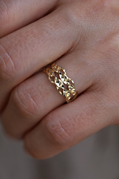 Yenigün Kuyumculuk 14 Ayar Altın Parlak Anne Yüzük