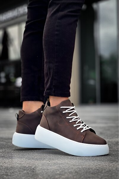 BOA Ανδρικές αθλητικές μπότες με ψηλή λευκή σόλα LE10 Lace-Up