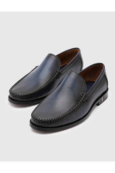 İLVİ Welmer Hakiki Deri Erkek Lacivert Klasik Ayakkabı