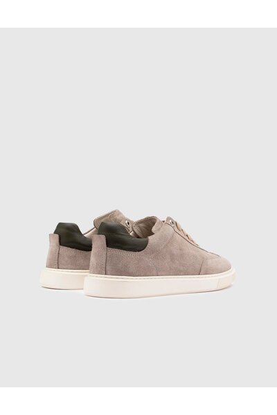 İLVİ Alfio Genuine Suede Leather Men's Mink Sneakers