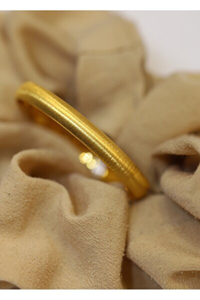 Yenigün Kuyumculuk 14 Ayar Altın Mat Simli (0-1 Yaş) Çocuk Bilezik