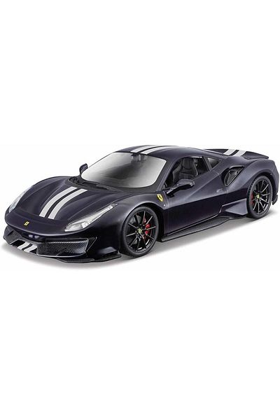 Sunman 1:24 ferrari 488 pista navy blue model car