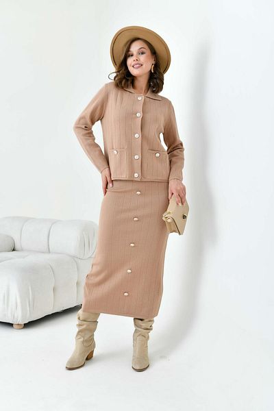 FTZ WOMEN Women's Buttoned Double Suit Biscuit 20712
